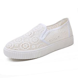 Women Flats White Shoe