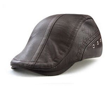 Load image into Gallery viewer, Leather Cap Men