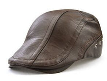 Load image into Gallery viewer, Leather Cap Men