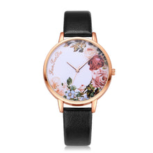 Load image into Gallery viewer, Flower Rose Gold Dail Women Watch